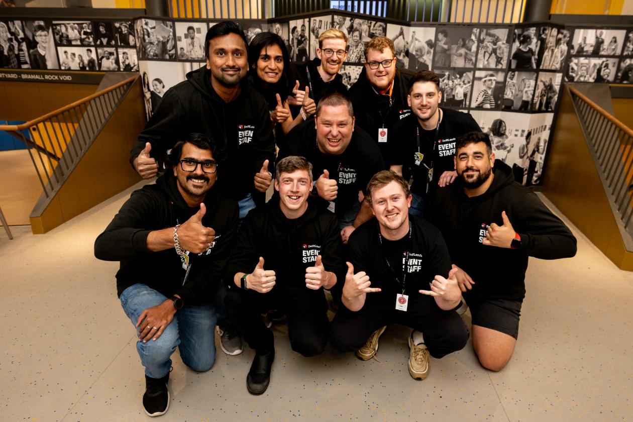 Author Murali with his SwiftLeeds team