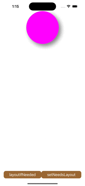 setNeedsLayout