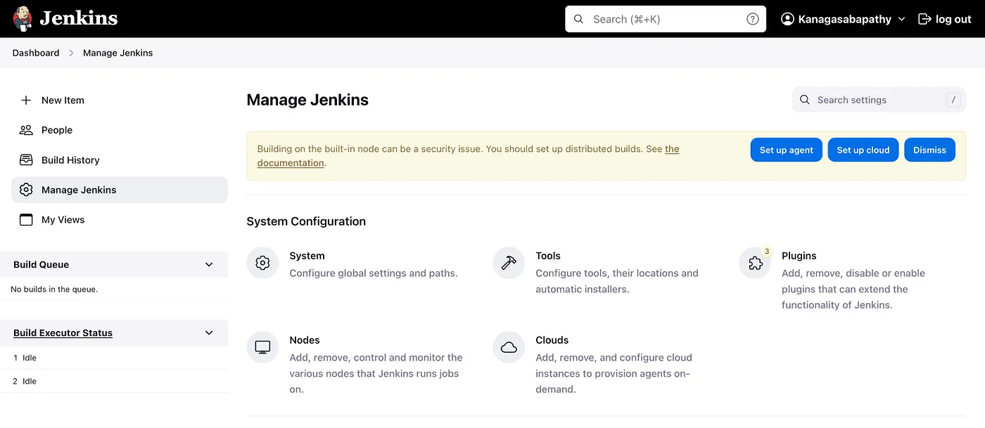 Manage Jenkins