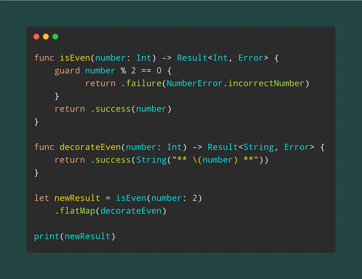 Usual Approach ResultType