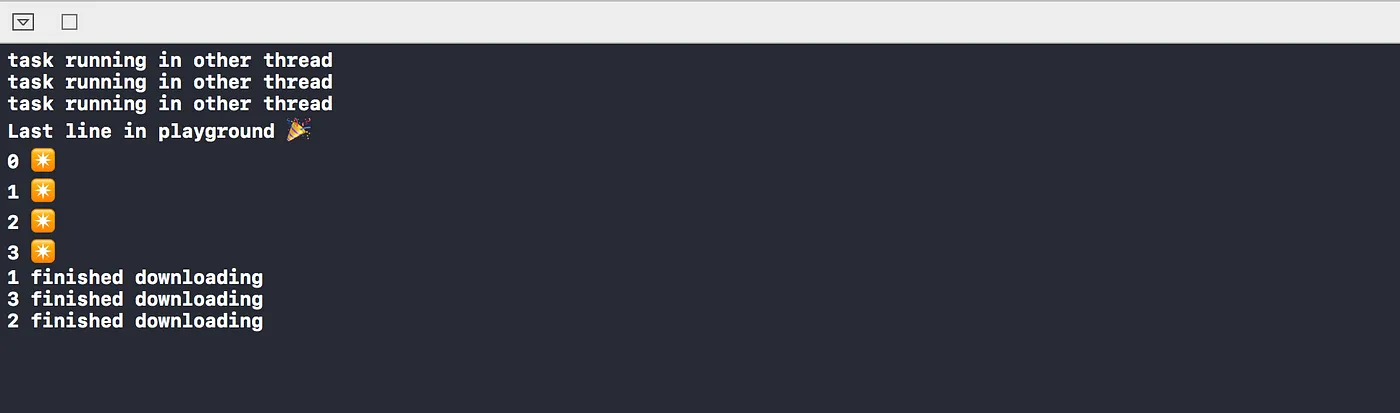 Concurrent queue + async