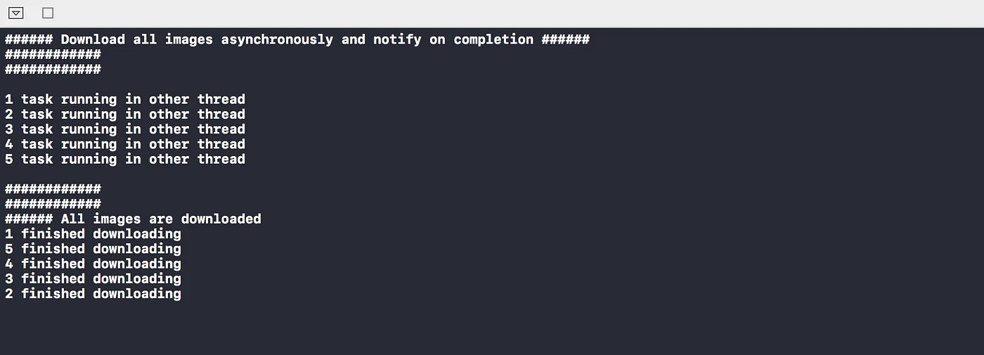 Concurrent queue in loop
