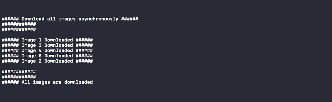 Download Images using DispatchGroup